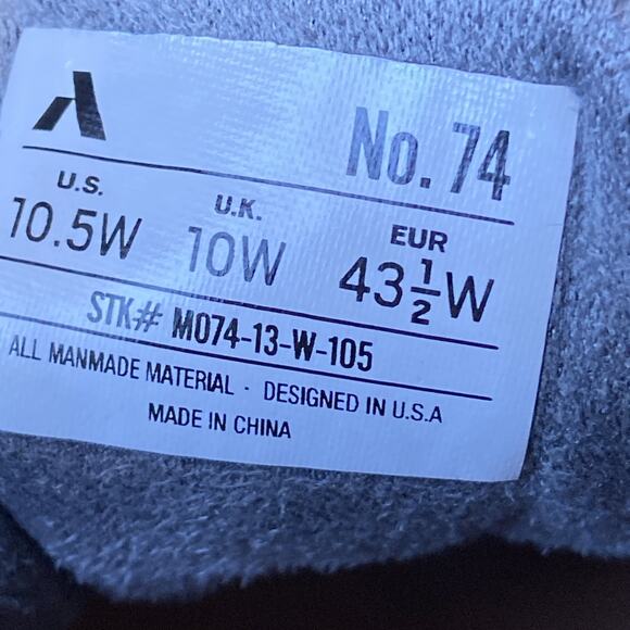 Anodyne Sneaker Men Sz 10.5 Wide Black No.74 Double Hook & Loop Strap Diabetic - Picture 10 of 12